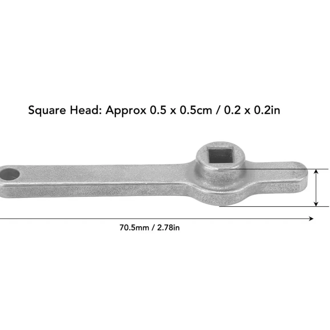 304 Stainless Steel Radiator Vent Wrench, Multi-Function Hand Tool for Heater Vents and Maintenance, Durable Repair Tool for