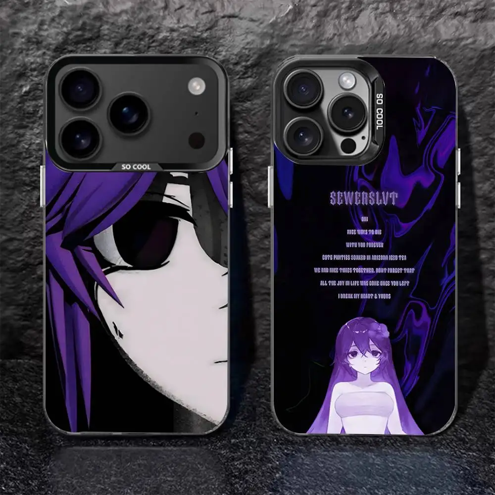 

Music Sewerslvt Phone Case For iPhone 17,16,15,14,13,12,11,Pro,Max,Plus,Black Matte Shockproof Cover