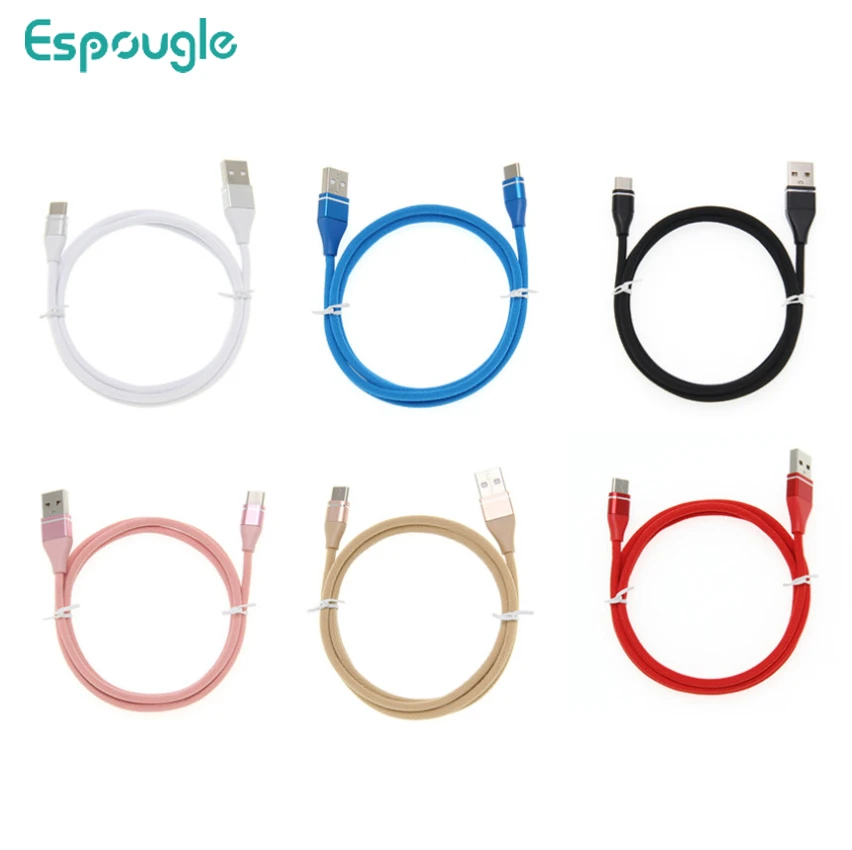 

100pcs 1m 2m 3m 0.25m Micro USB Cable Fast Charging TypeC Phone Charger Data Cord for iPhone Samsung Xiaomi Microusb USB-C Wire