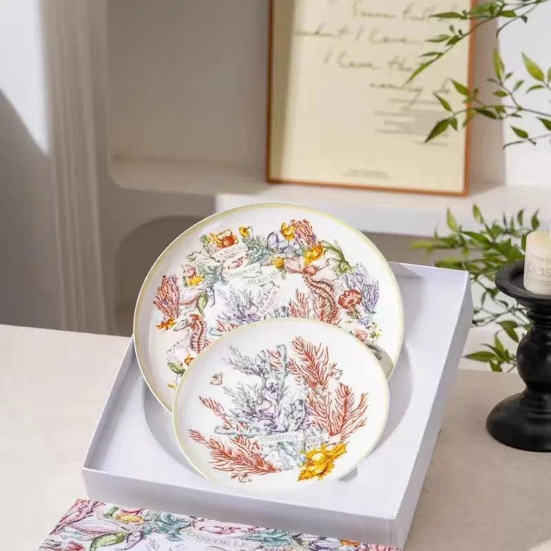 본차이나 커피 티컵 받침대, 애프터눈 티, 일상 사용 및 가정 테이블 장식에 적합