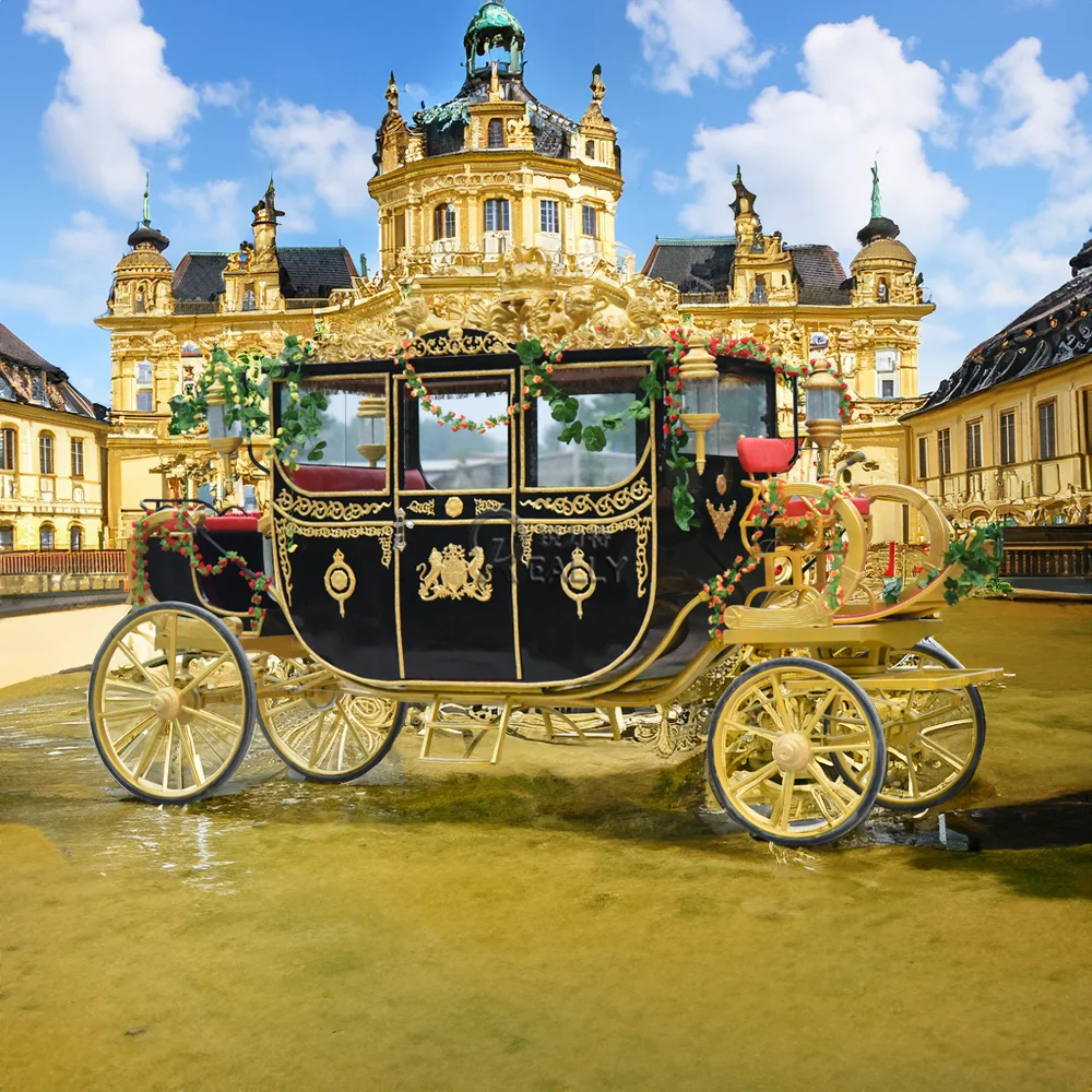 Royal Luxury Wedding Horse Carriage For Sale Special Transportation Horse Drawn Wagon