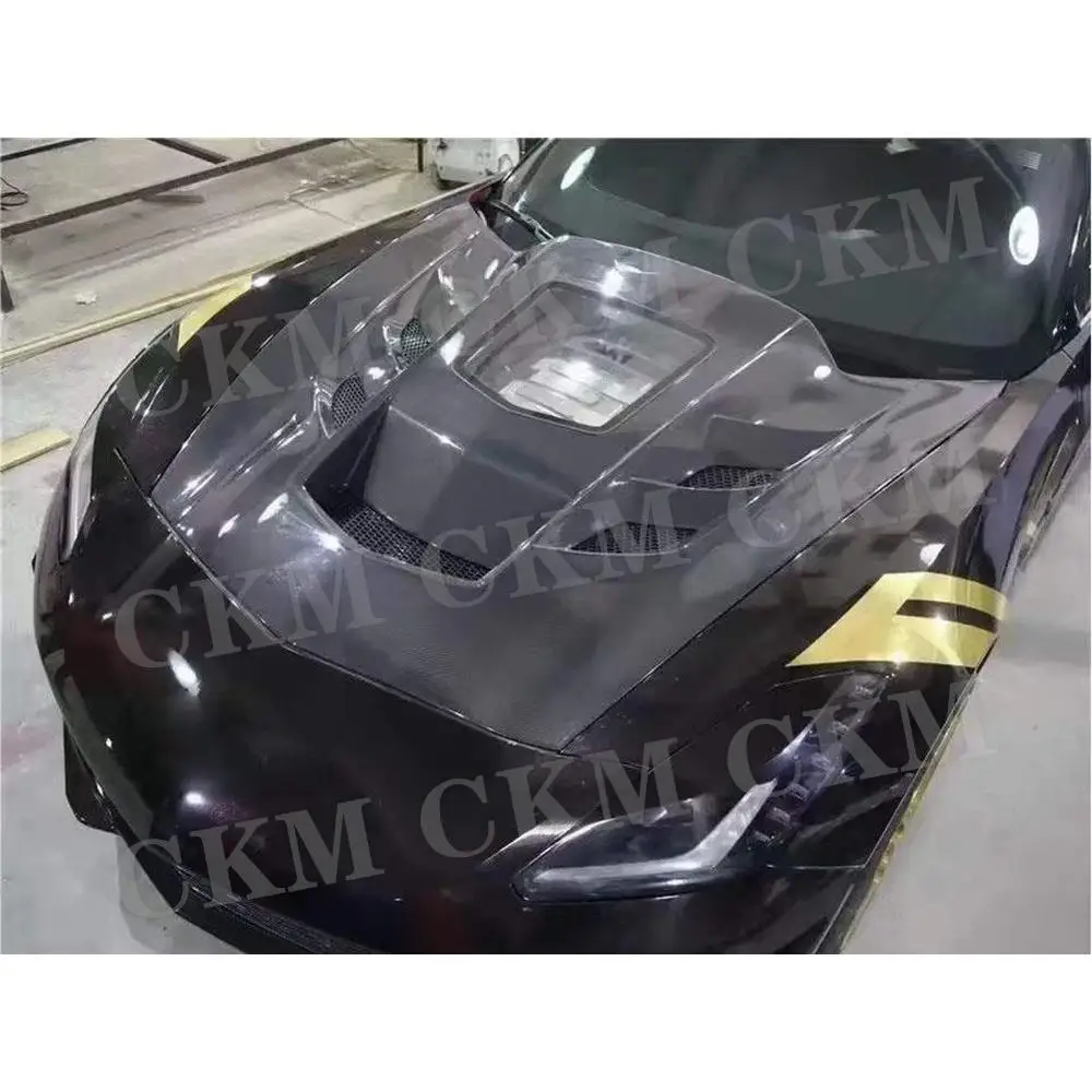 

Передняя крышка капота автомобиля для Chevrolet Corvette C7 2014 2015 2016 2017 2018, передний капот двигателя, автомобильный Стайлинг