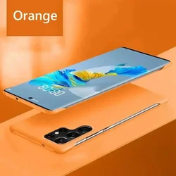 Frameless Slim Skin Hard Back Cover Case On For Samsung Galaxy S25 S23 FE S24 Ultra S21 FE S22 Plus 5G ShockProof Fundas Coque