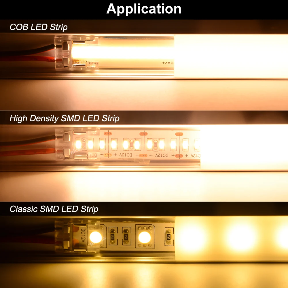 Złącze pasek COB LED z przedłużacz 15cm 2pin 8/10mm złącza przewodów LED do 2835 5050 pasków oświetlenie COB SMD