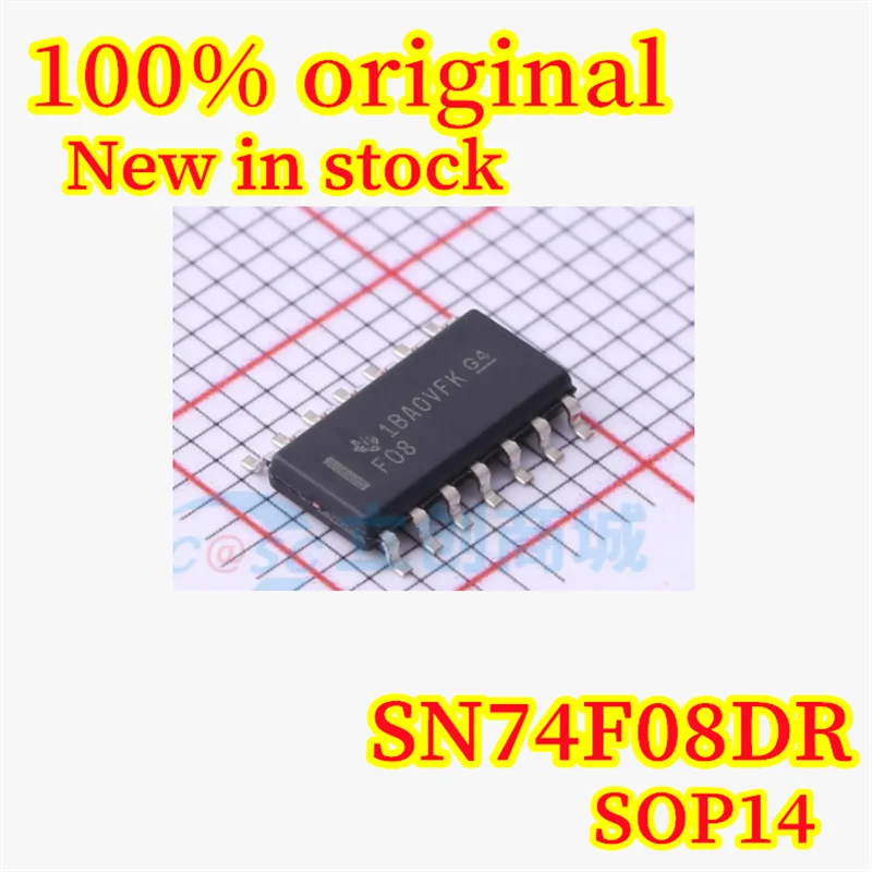 

(10/50PCS) SN74F08DR SN74F08D 74F08D SOP14 100% original four-channel 2-input positive-AND gate logic chip new spot