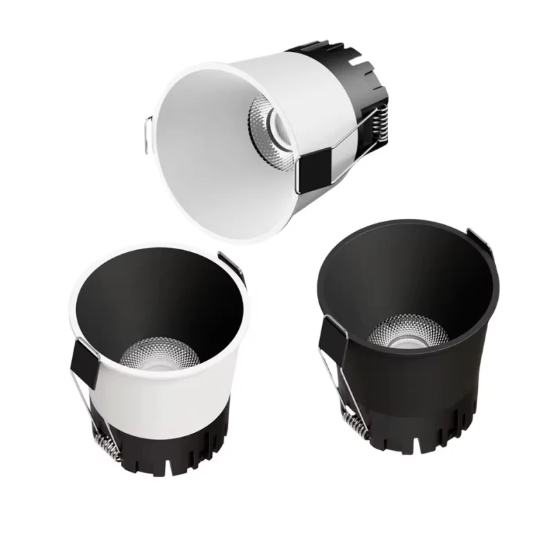 Very Narrow Frame Small Spotlight Embedded Deep Cup Anti-Glare Living Room Home Hill Full Spectrum New Downlight Bull Eye