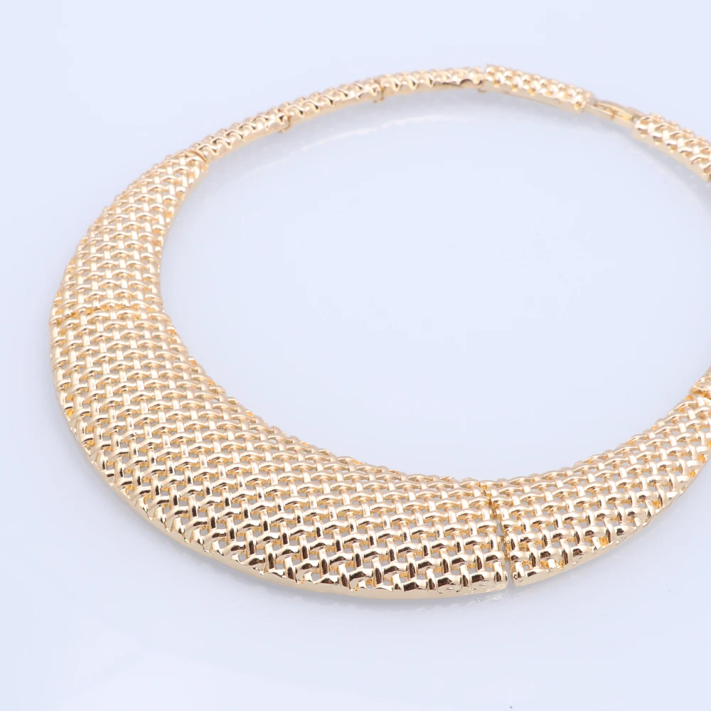 سينثيا مجموعات مجوهرات للنساء موضة دبي مجوهرات قلادة أقراط سوار حلقة مجموعة مع الراين الزفاف هدية عيد #3