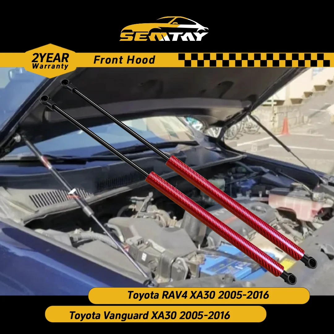

Стойки капота SEMTAY, совместимые с RAV4/Vanguard XA30 Toyota 2005-2016, поддержка подъема капота, пружинные амортизаторы, демпфер