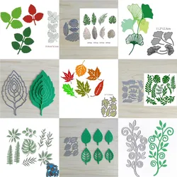 Hollowed Out Leaf Metal Cut Dies Stencils for Scrapbooking Stamp/Photo Album Decorative Embossing DIY Paper Cards