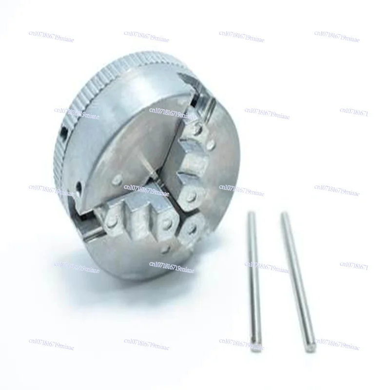 Metal six-in-one micro machine tool accessories three-jaw chuck, symmetrical alloy three-jaw chuck + three-jaw chuck disc