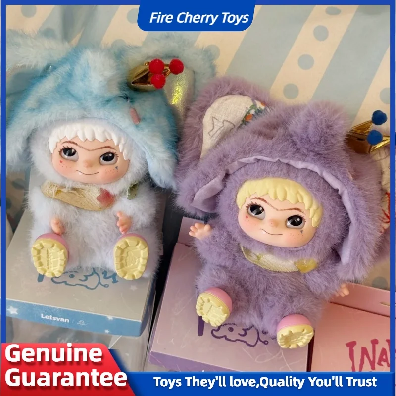 Wakuku Mischievous Diary Series Blind Box Vinyl Sweetheart Bunny und Elefant Design Niedliches Sammlermodell als Geburtstagsgeschenk