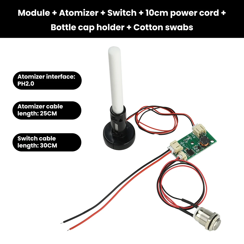 DC 5V Humidifier Ultrasonic USB Mini Humidifier DIY Kits Mist Maker Driver Circuit Board Fogger Atomization Film Atomizer Sheet