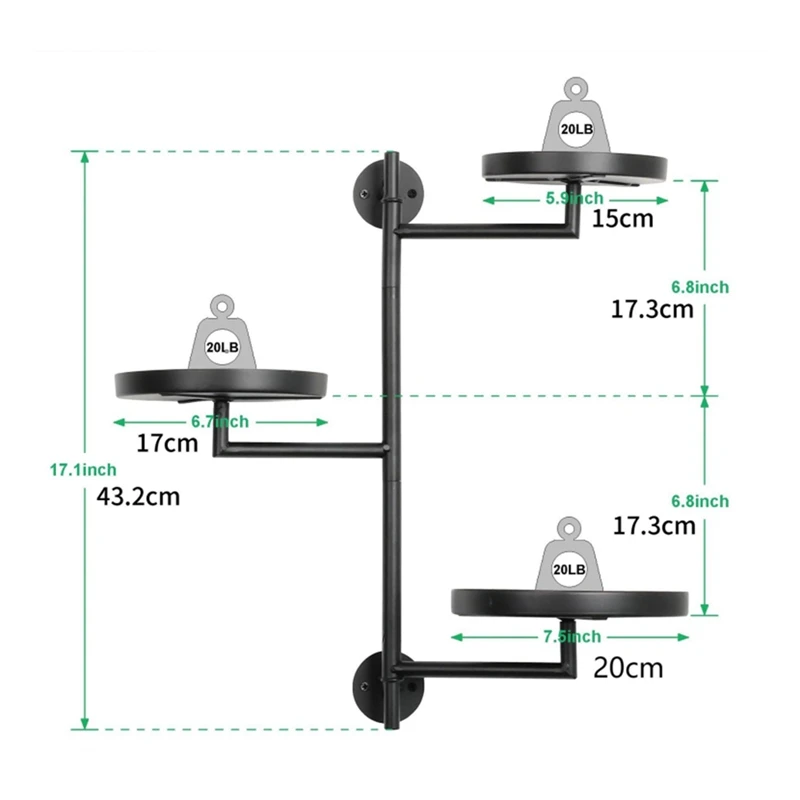 Rotating Window Plant Shelves, 3-Tier Metal Plant Stand Indoor, Black Plant Stand, Plant Shelf For Wall Planter