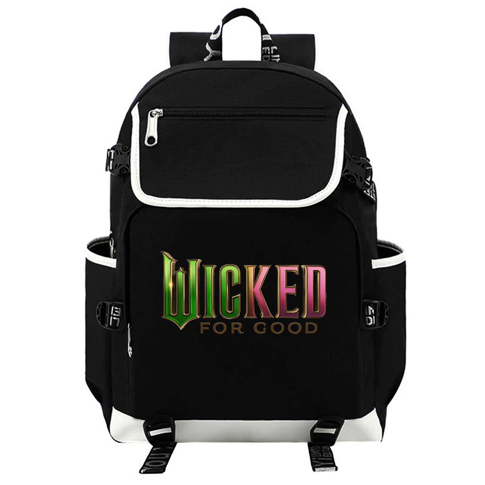 Wicked For Good Backpack Laptop Backpack Boys Girls Student Book Bag Wicked Mochila