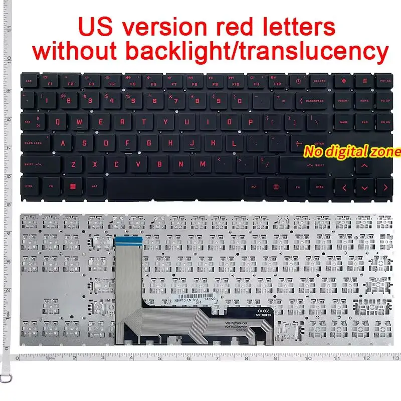 Backlit US/RU laptop keyboard for HP OMEN 15-EN 15-EK TPN-Q238 TPN-Q23615-EN0010CA 15-EK0019NR 15-EN 15-EN0013DX 15-EN0023DX