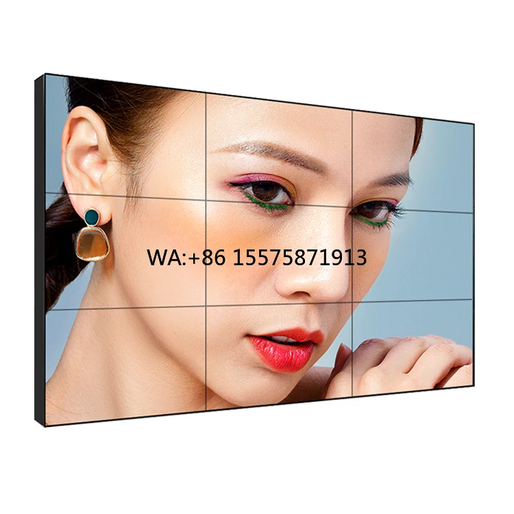 

Ультраузкая панель 3X3 Full HD с видеоконтроллером Внутренняя видеостена 4X4 ЖК-видеостена 55 дюймов