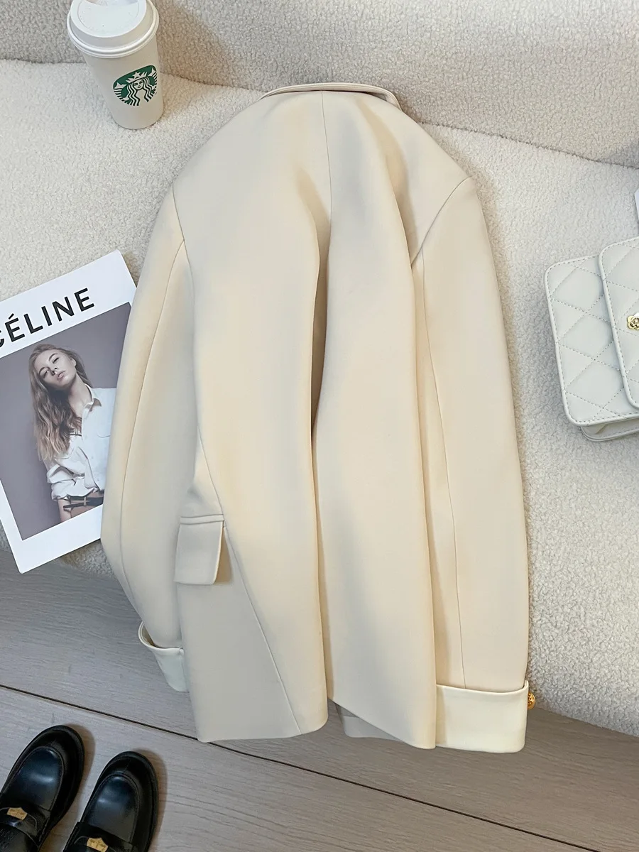 New Women Suit Coat Elegant Sports Casual Blazer Korean Fashion Jacket Spring Autumn 5 Color Office Ladies Clothing Basic Coat