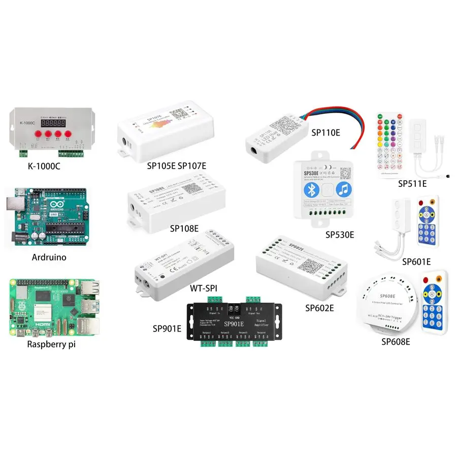 WS2811 بكسل أضواء LED رقمية قابلة للعنونة مقاومة للماء RGB كامل اللون 12 مللي متر تيار مستمر 12 فولت DC12V 500 قطعة