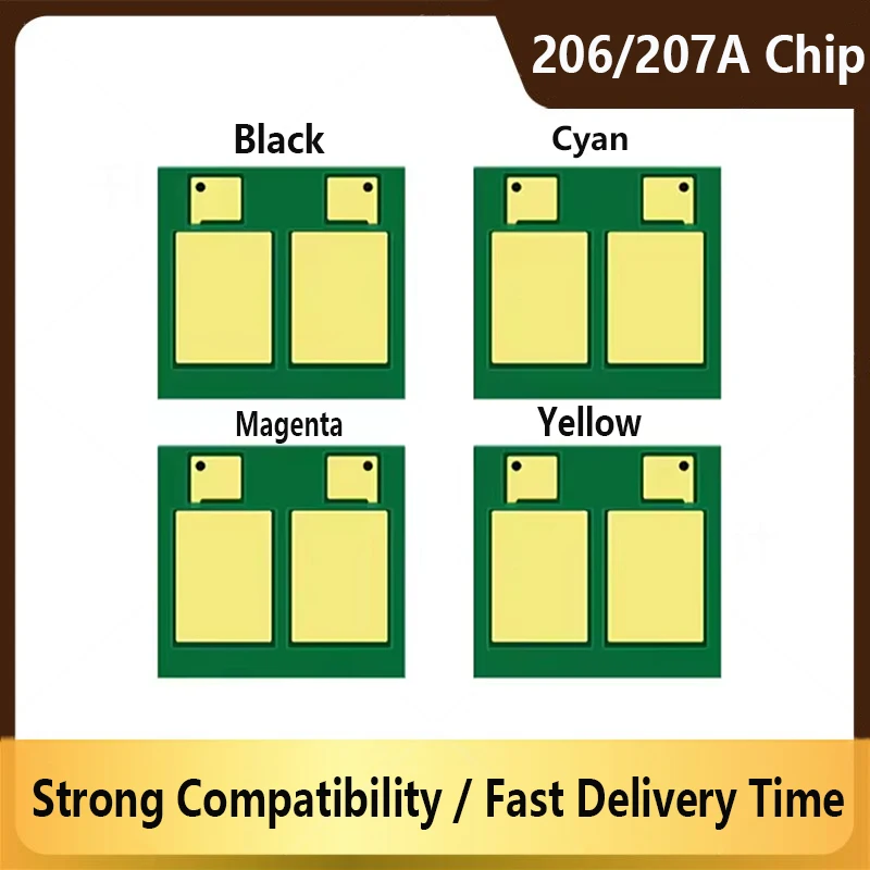 

206A 207A chip Compatible For HP 206a 207a Toner Cartridge chip M282nw M283fdn M283fdw M283cdw M255dw M255nw W2210A W2110A chip