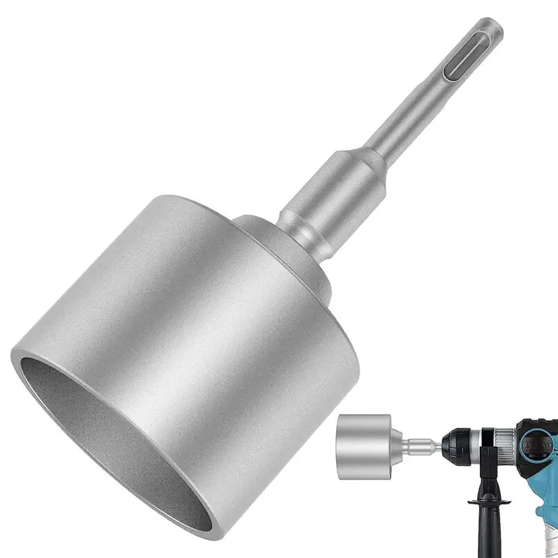 ABKJ-1 Piece SDS-Plus T Post Ground Rod Driver Durable Hammer Drill Rod Converter For Hammer Drill Grounding Rods A