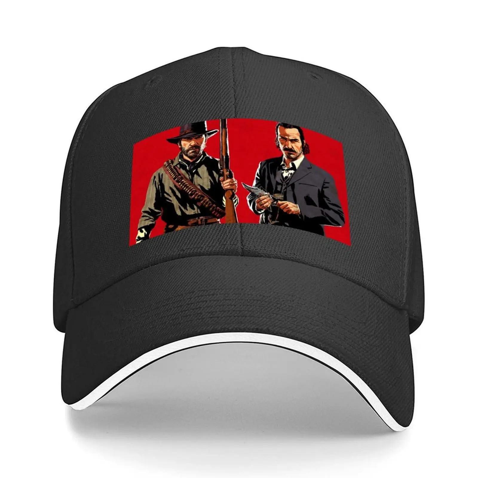 

Arthur Morgan And Dutch Baseball Cap Golf Hat Man funny hat hard hat Snap Back Sun Hats For Women Men's