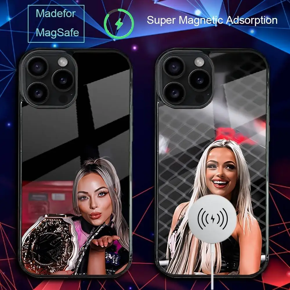 

L-Liv Wrestler M-Morgan Phone Case For iPhone 17,16,15,14,13,12,11,Pro,Max,Plus,Mini,SE4,E Magnetic Magsafe Wireless Charging