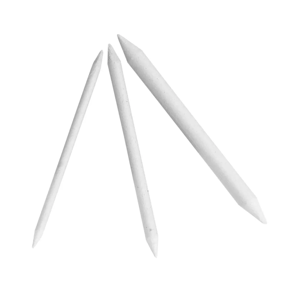 3Pcs Blending Stumps Sketch Paper Art Blenders Drawing Accessories for Artist Student Charcoal Sketching Kit Versatile Supplies