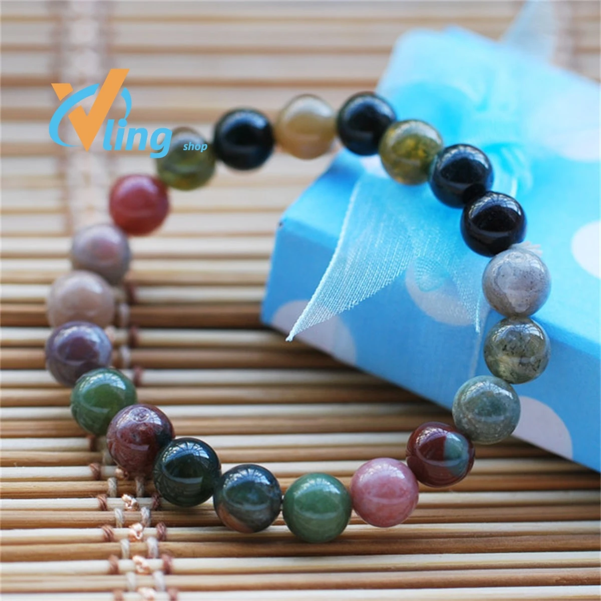 

Jewelry And Jade Manufacturers Wholesale Indian Water Grass Agate Bracelets Seven Color Lovers Bracelets Necklace Pendants