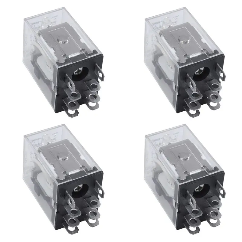 

Электромагнитное реле HLZS-4X DC 12V Coil 10A 240VAC 28VDC DPDT JQX-13F2Z