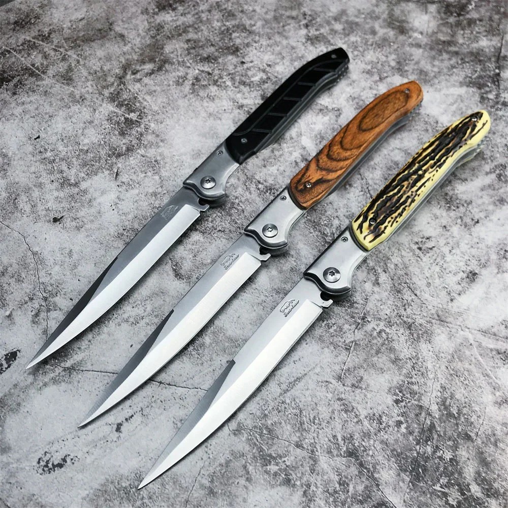 3 Styles Russian Outdoor Hunting Folding Knife 420 Steel Clip Point Blade Tactical Fishing Camping Survival Jackknife