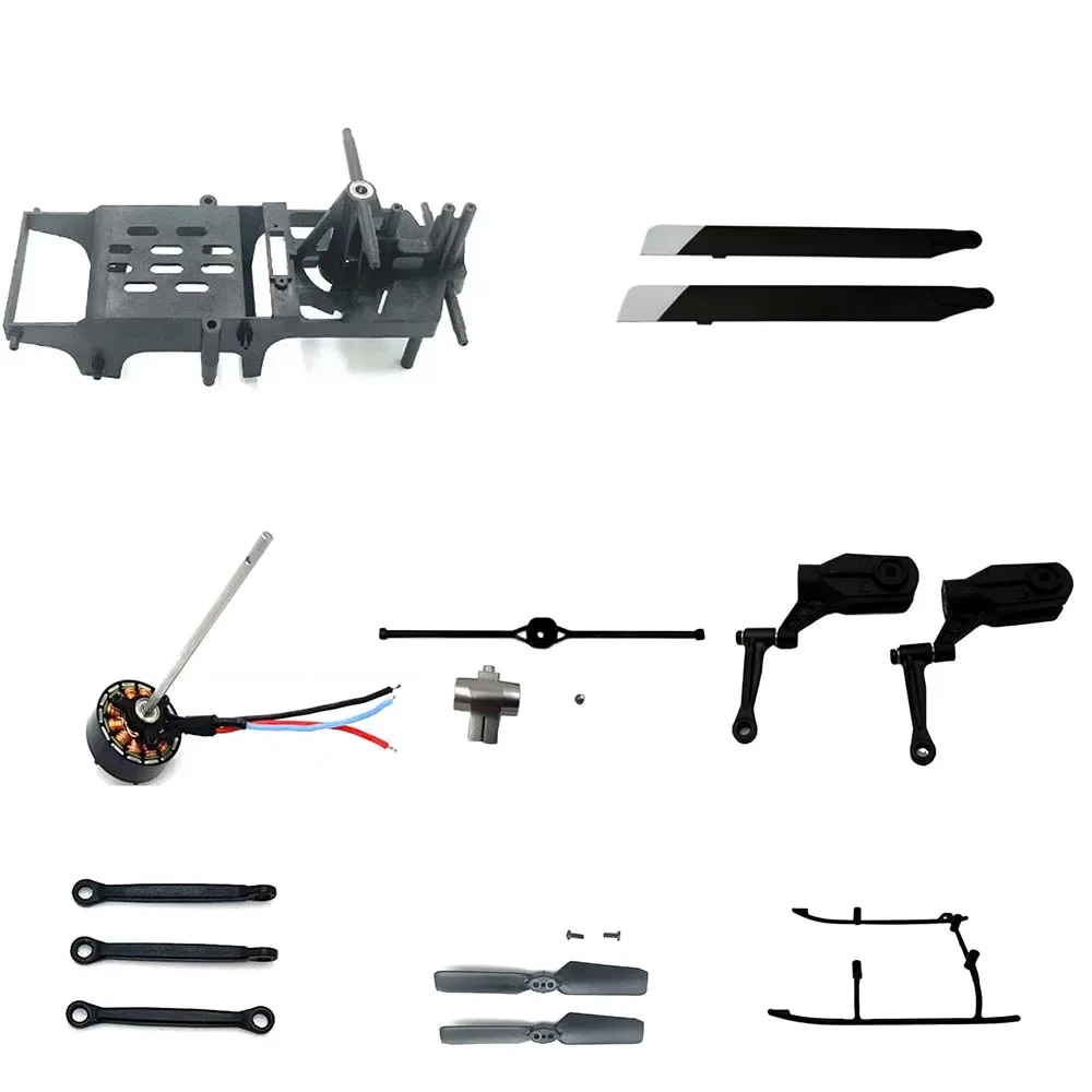 YUXIANG F07 1:34 UH-1 HUAY Helicopter Parts Body Spindle Main Board Paddles, etc