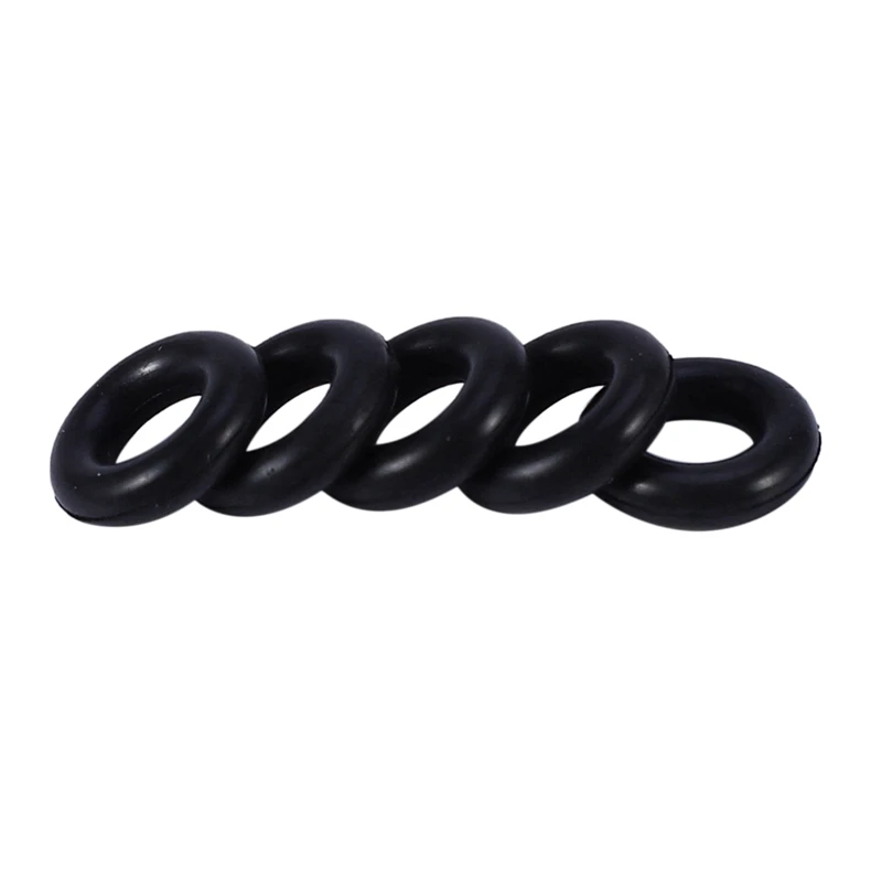 RISE-20 Pcs Black Rubber Oil Seal O Shaped Rings Seal Washers 8 X 4 X 2 Mm