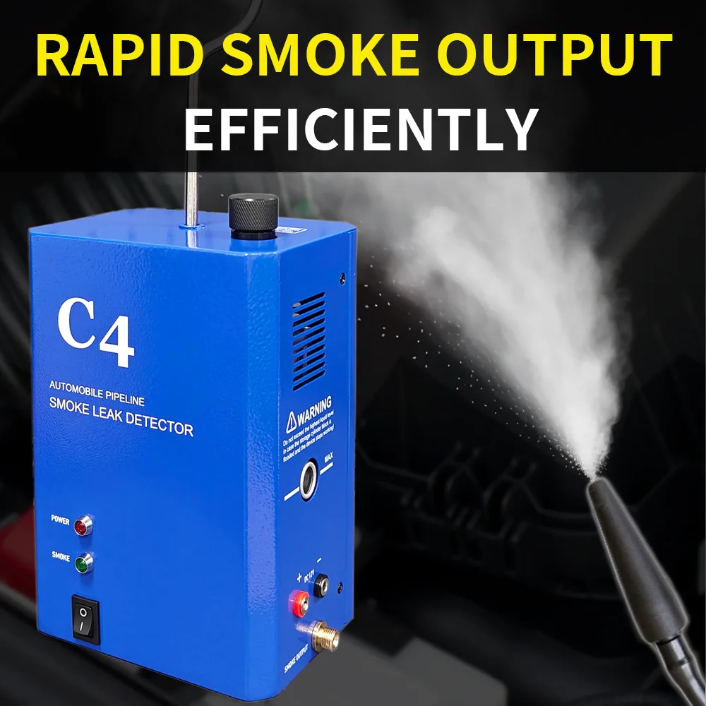 

Автомобильный детектор утечки дыма C4 обнаруживает диагностику впускных и выхлопных труб двигателя