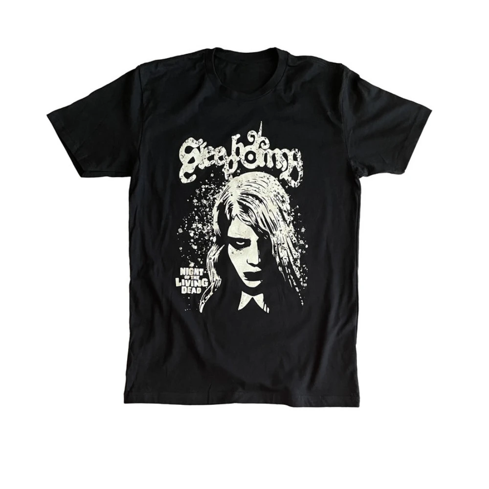 

Women's New Retro Vintage Night of The Living Dead T-Shirt Unisex Men Vintage Oversize Tee Cotton Streetwear Loose Short Sleeve