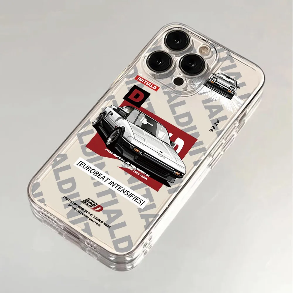 Initial D AE86 Phone Case for Samsung Galaxy S24 S23 S22 S21 S20 S10 FE Ultra Plus 5G Note 20 10 Pro Clear Soft Cover Funda