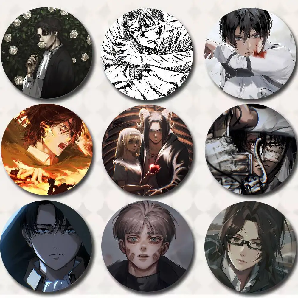 Модный-крутой-популярный-аниме-значок-«Атака-Титанов»-из-металла-брошь-для-сумок-одежды-головных-уборов-декор-аксессуары-для-косплея-подарки