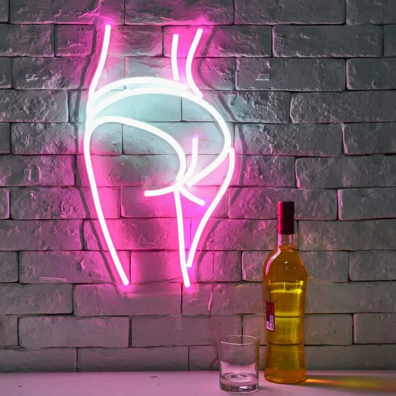 Sexy Mulher Corpo Neon Light Sign, Beleza Custom Made Transformer, Home Fashion, RGB, 220V