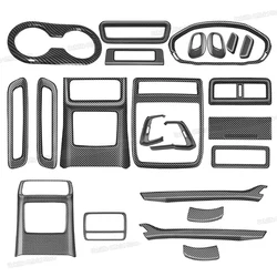 For Mazda CX60 CX 60 2022 2023 2024 Carbon Car Interior Modification Accessories Center Panel Air Conditions Outlet Frame Cover