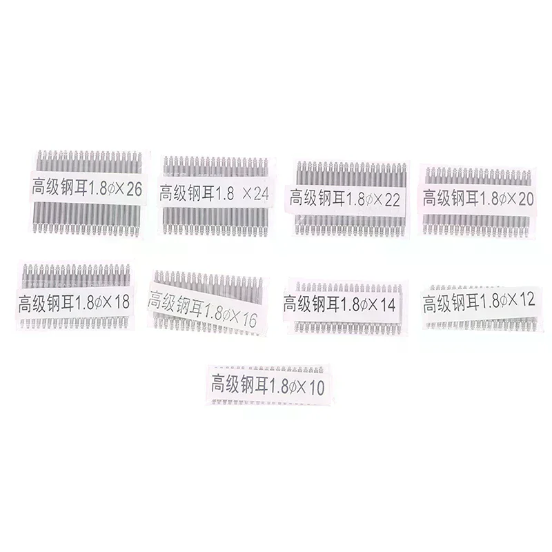 20Pcs 1.8MM Watchbands Repair Tool Stainless Steel Spring Bar Silver Metal 10-26mm Strap Link Pin Accessories