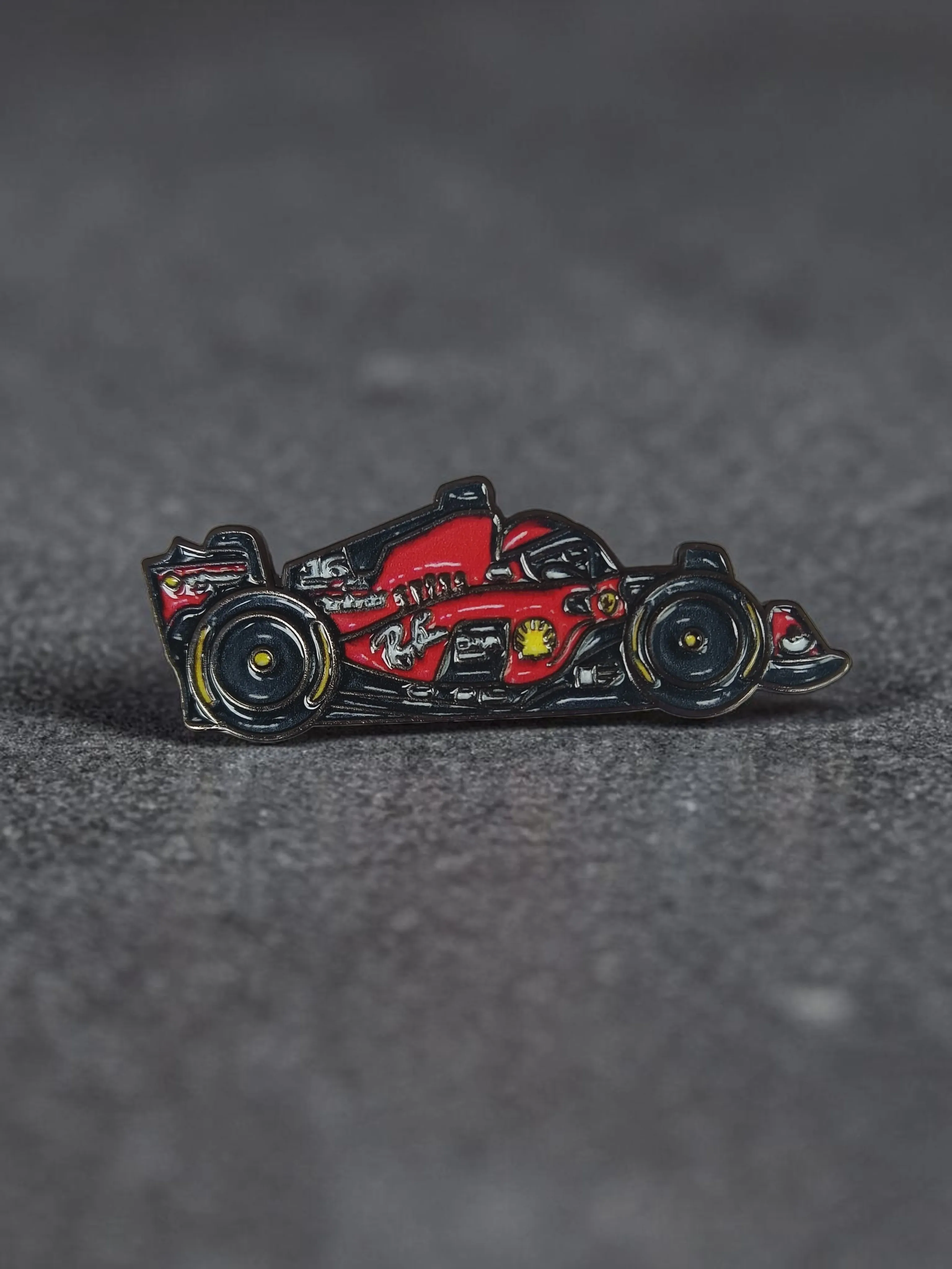 Formula 1 racing enamel pin