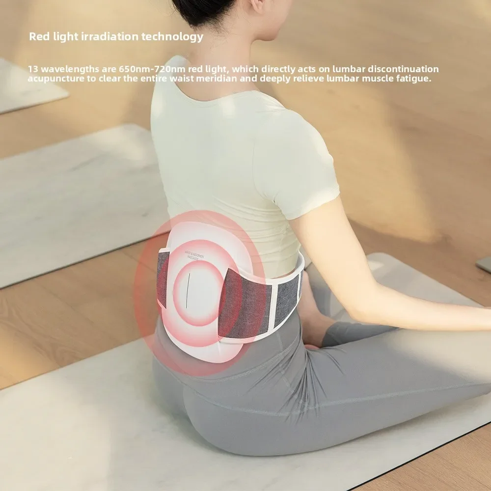 HEIßER VERKAUF Taille Lenden Infrarot Heiße Kompresse Taille und Bauch Massage Haushalt Low-frequenz Puls Taille Massager