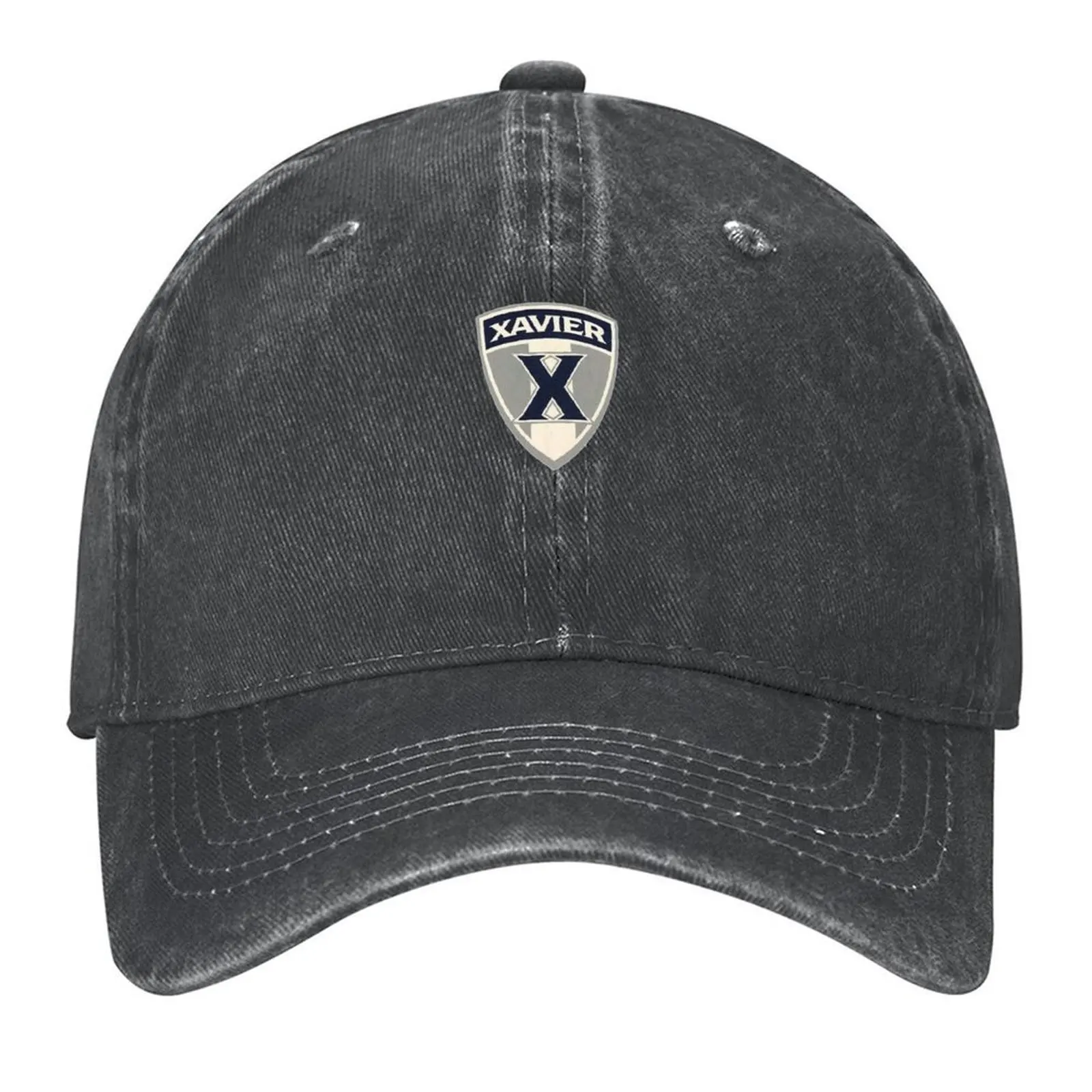 

Xavier Blue Blob Baseball Cap men's big size hat Sun Cap Beach Outing hats for men For Man Women's