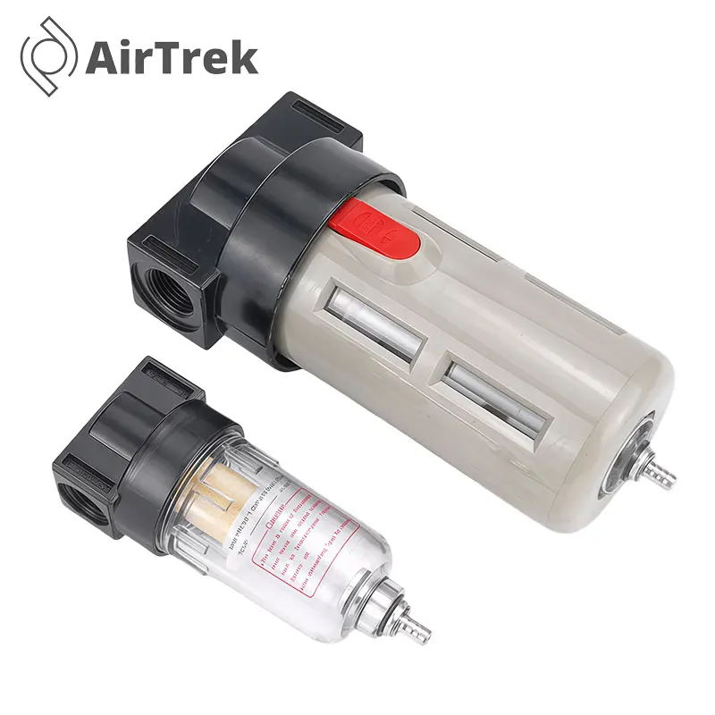AF2000 BF2000 BF3000 BF4000 Pneumatic Air Filter Regulator with Bracket and Gauge, Automatic Drain Moisture Trap