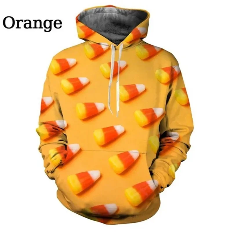 New Candy Graphic Hoodie 3D Printed Funny Personality Couple Hoodies For Men Women Unisex Long Sleeve Oversized Pullovers Tops