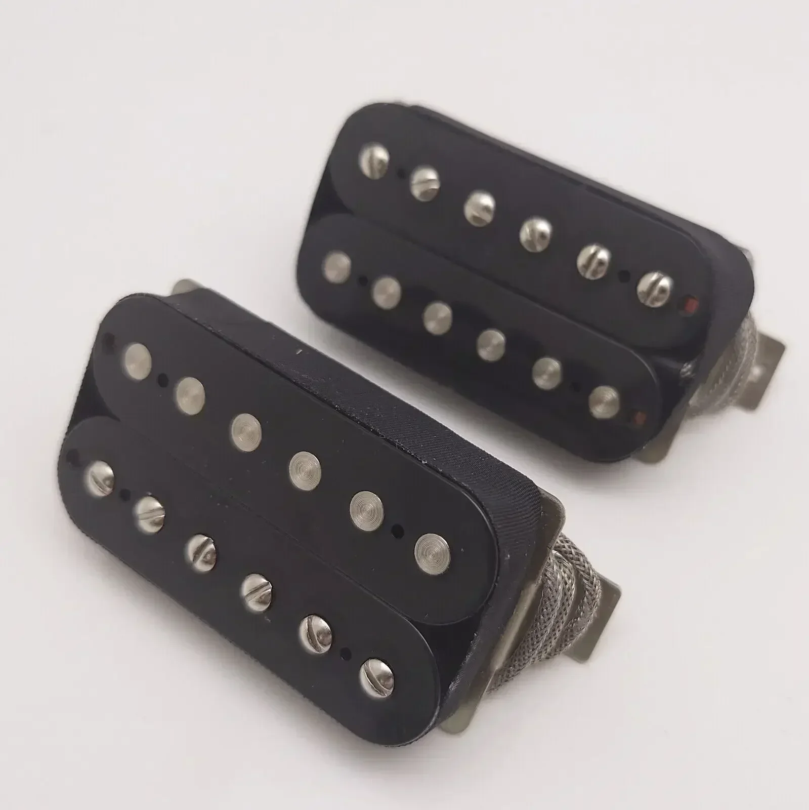 Best Offer -Alnico V Classic 57 Guitar Humbucker Pickup Set with Wiring Harness 1V1T 2V1T 2V2T