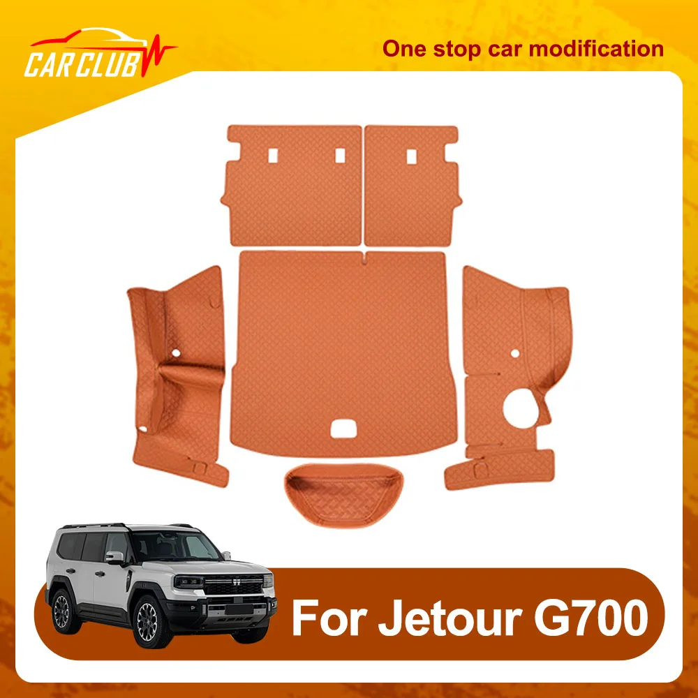 Fully Enclosed Trunk Cushion Automotive Modification Parts For Chery Jetour G700 2025 2026 Original Color Leather Trunk Cushion