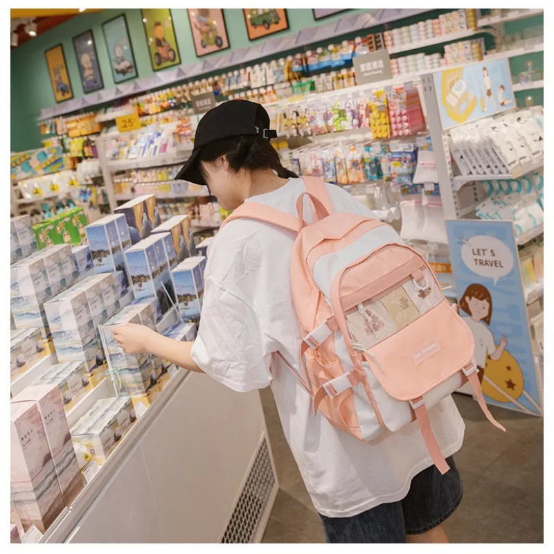 

Новинка лета 2023, Лидер продаж, высококачественный вместительный модный трендовый рюкзак, простой и универсальный Повседневный студенческий рюкзак