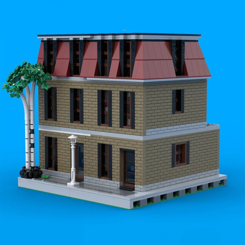 ตัวต่อโมเดลบ้านสไตล์ฝรั่งเศส 2573 ชิ้น แบบประกอบเอง ของเล่นสร้างสรรค์ ไอเดียของขวัญคริสต์มาส ตัวต่อสำหรับเด็ก