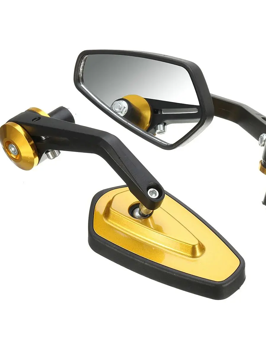 AliExpress NONE Pair Motorcycle 7/8" 22mm Handle Bar End Reaview Side Mirrors Cafe Racer Bobber Old School Touring Dirt bike