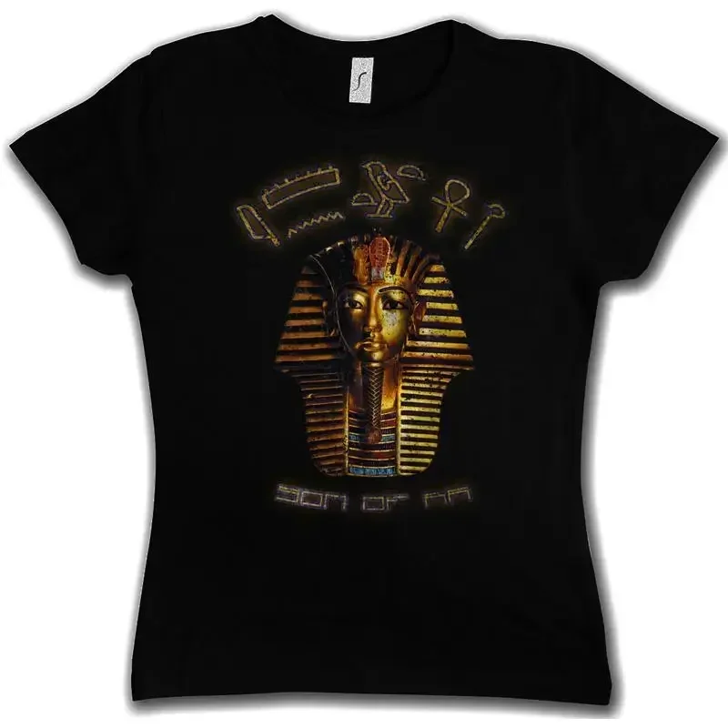 TUTANCHAMUN VINTAGE WOMAN T SHIRT Anubis Pharao Nofretete Echnaton Egypt Mummy